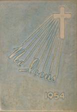 Chrisman High School 1954 yearbook cover photo