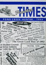 Pond Creek-Hunter High School 1994 yearbook cover photo