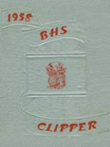 Beecher High School 1958 yearbook cover photo