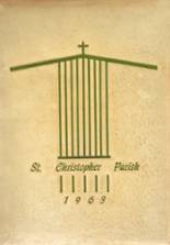 Saint Christopher School 1963 yearbook cover photo