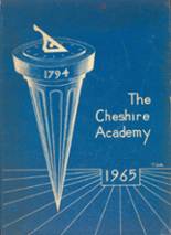 Cheshire Academy 1965 yearbook cover photo