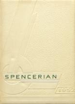 Spencer High School 1952 yearbook cover photo