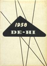 Deshler High School 1958 yearbook cover photo