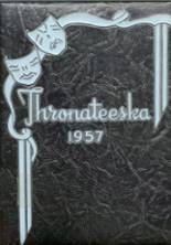 Albany High School 1957 yearbook cover photo