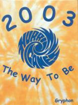 Warwick Veterans Memorial High School 2003 yearbook cover photo