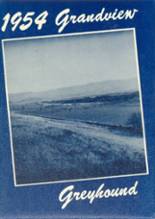 Grandview High School 1954 yearbook cover photo