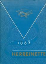Herreid High School 1963 yearbook cover photo