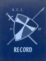 Roxbury Central High School 1957 yearbook cover photo