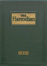 Harrodsburg High School 1931 yearbook cover photo