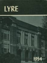 1954 Lawrence High School Yearbook from Fairfield, Maine cover image