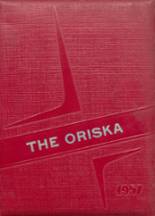 Oriskany Falls High School 1957 yearbook cover photo