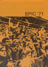 West High School 1971 yearbook cover photo