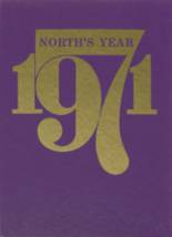 North High School 1971 yearbook cover photo