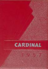 Carrington High School 1957 yearbook cover photo