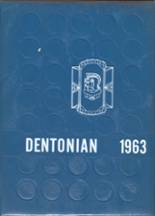 Denton High School 1963 yearbook cover photo