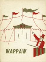 Paw Paw High School 1955 yearbook cover photo