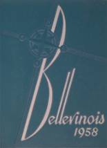 Belleville Township High School 1958 yearbook cover photo
