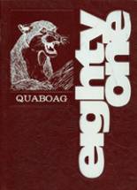 Quaboag Regional High School 1981 yearbook cover photo