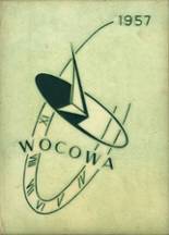 Woodland High School 1957 yearbook cover photo
