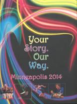 Minneapolis High School 2014 yearbook cover photo