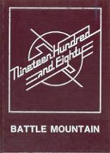 Battle Mountain High School 1980 yearbook cover photo