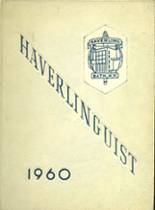 Haverling High School 1960 yearbook cover photo