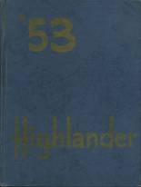1953 Highland High School Yearbook from Albuquerque, New Mexico cover image