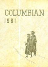 1961 Columbia High School Yearbook from Lake city, Florida cover image