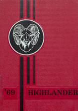 Highland High School 1969 yearbook cover photo