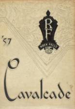 Rock Falls High School 1957 yearbook cover photo