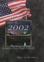 Grants Pass High School 2002 yearbook cover photo