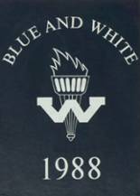 Westbrook High School 1988 yearbook cover photo