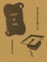 Schleswig High School 1968 yearbook cover photo