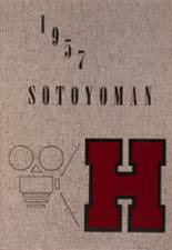 Healdsburg High School 1957 yearbook cover photo