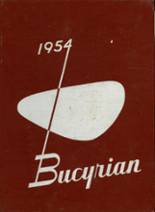 Bucyrus High School 1954 yearbook cover photo