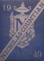 Nicholas High School 1949 yearbook cover photo
