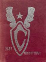 Corinth Central High School 1951 yearbook cover photo