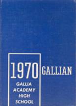 Gallia Academy High School 1970 yearbook cover photo