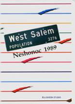 West Salem High School 1989 yearbook cover photo