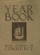 Commerce High School 1929 yearbook cover photo