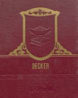 Decker High School 1950 yearbook cover photo