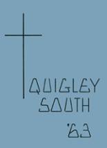 Quigley Preparatory Seminary South 1963 yearbook cover photo