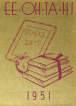 Eyota High School 1951 yearbook cover photo