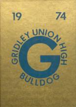 Gridley High School 1974 yearbook cover photo