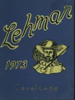 Lehman High School 1973 yearbook cover photo