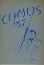 Zanesville High School 1957 yearbook cover photo