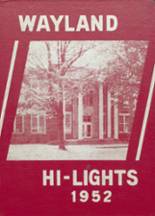 Wayland High School 1952 yearbook cover photo