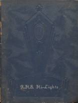 Robbins High School 1952 yearbook cover photo