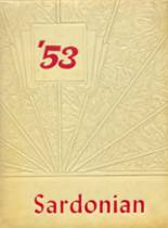 Sardis High School 1953 yearbook cover photo