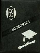 Cedar School 1959 yearbook cover photo